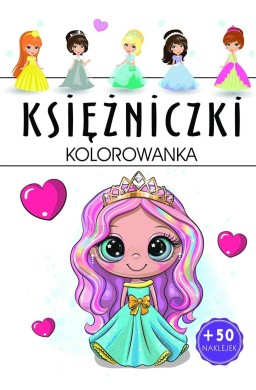 Księżniczki - kolorowanka