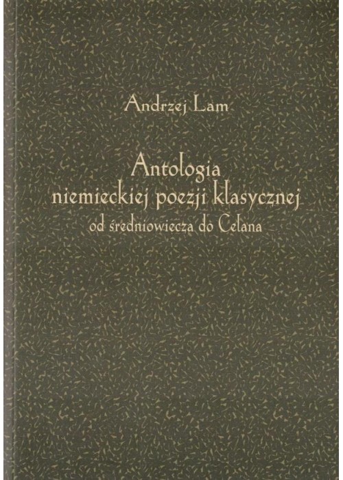 Antologia niemieckiej poezji klasycznej w.2