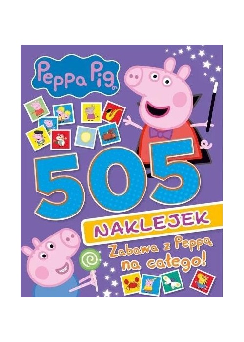 Peppa Pig 505 naklejek. Zabawa na całego!