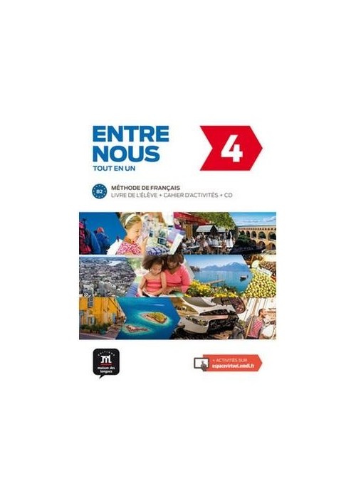 Entre nous 4 Podręcznik z ćwiczeniami + CD