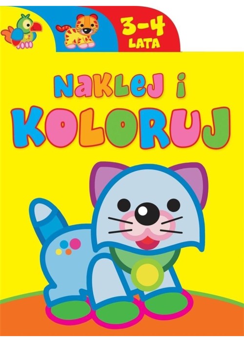 Naklej i koloruj 3-4 lata Naklej i koloruj 3-4 lata