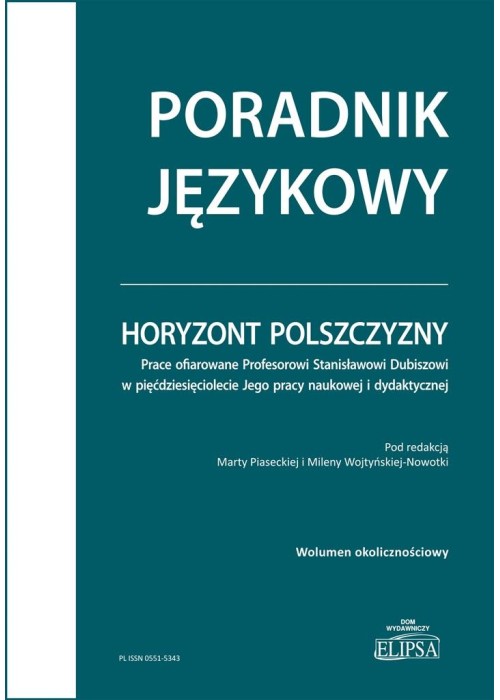 Horyzont polszczyzny. Prace ofiarowane...