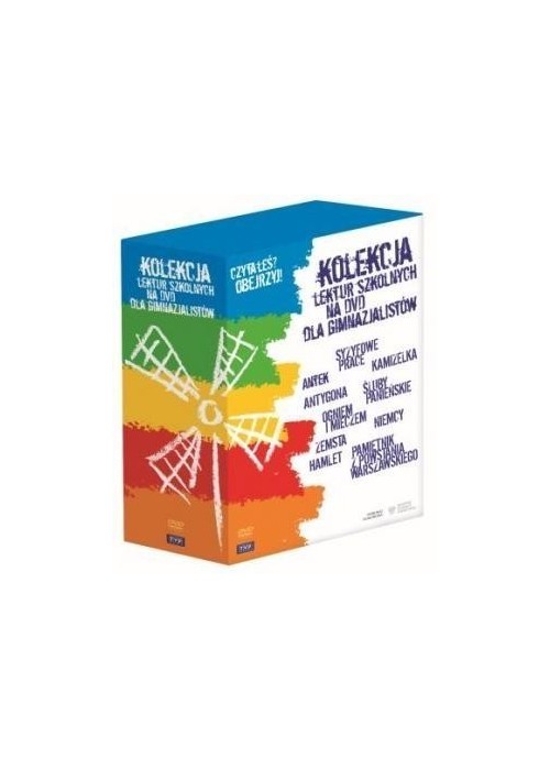Kolekcja lektur szkolnych na DVD dla GIM - BOX