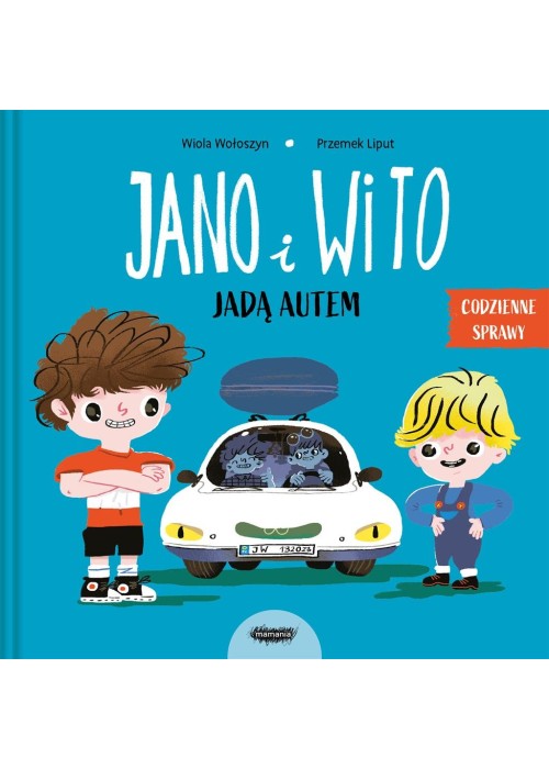 Jano i Wito. Jadą autem