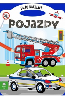 Teczka pojazdy z podwójnymi naklejkami