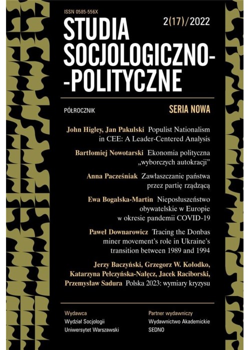 Studia Socjologiczno-Polityczne... nr 2(17)/2022