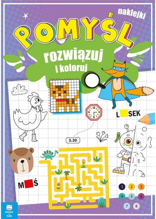 Pomyśl rozwiązuj i koloruj