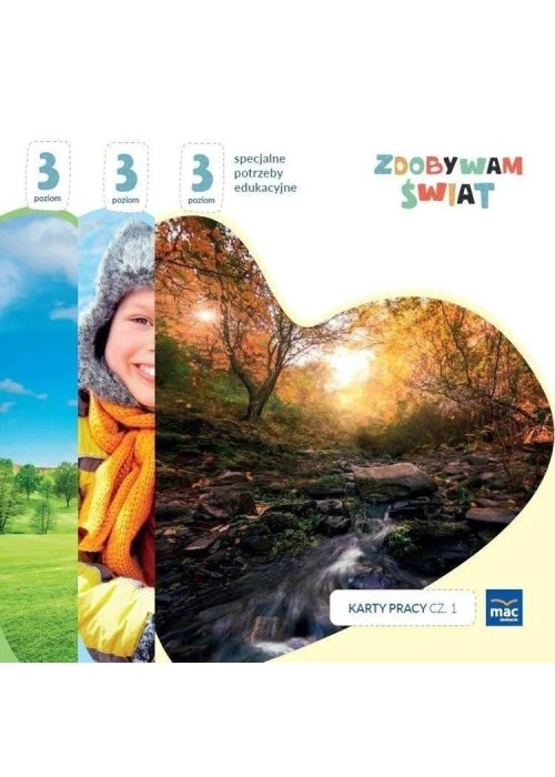 Zdobywam świat. Karty pracy cz.1-3 Poziom 3 Zdobywam świat. Karty pracy cz.1-3 Poziom 3