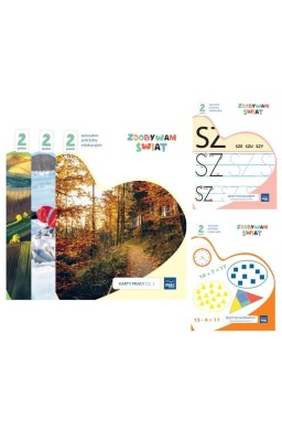 Zdobywam świat. Karty pracy cz.1-3 Poziom 2