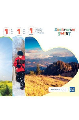Zdobywam świat. Karty pracy cz.1-3 Poziom 1