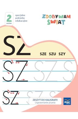 Zdobywam świat Zeszyt do kaligrafii Poziom 2