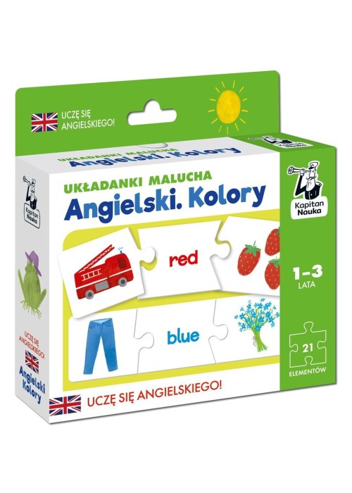 Kapitan nauka Angielski Kolory 1-3 lat