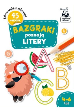 Kapitan nauka Bazgraki poznają litery 4-6 lat