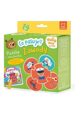 Co pasuje? Zawody Puzzle + książeczka