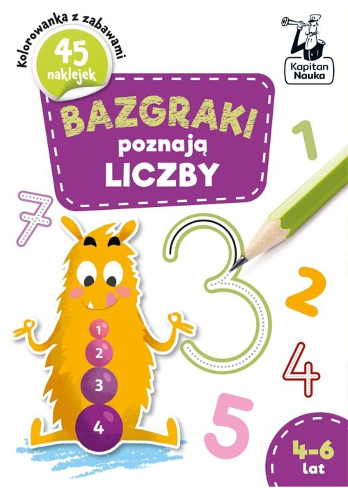 Kapitan nauka Bazgraki poznają liczby 4-6 lat