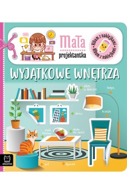Album z naklejkami. Mała projektantka. Wyjątkowe..