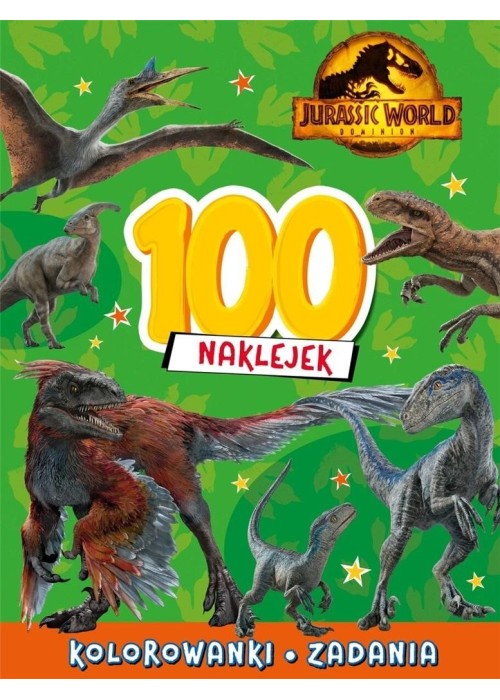 100 naklejek. Jurassic World Dominion