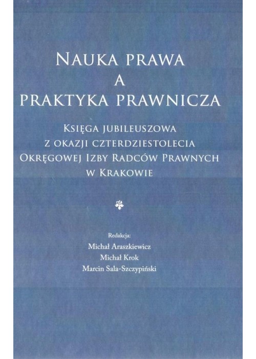 Nauka prawa a praktyka prawnicza