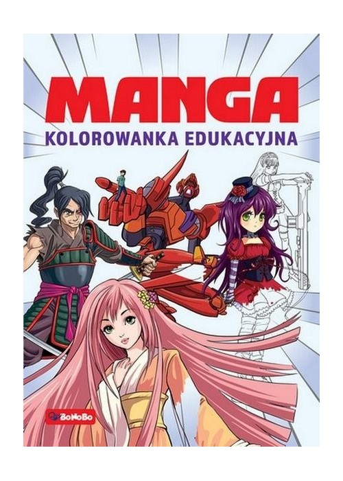 Manga. Kolorowanka edukacyjna