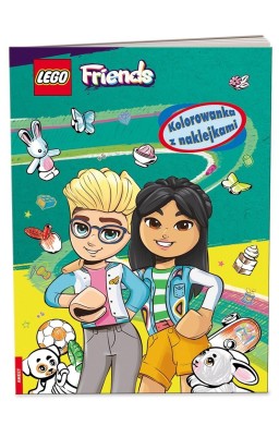 LEGO Friends. Kolorowanka z naklejkami