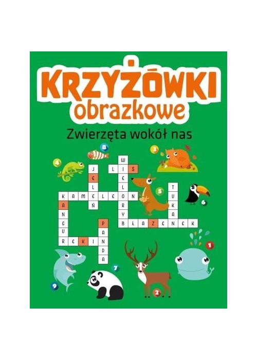 Krzyżówki obrazkowe. Zwierzęta wokół nas