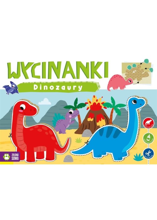 Wycinanki. Dinozaury