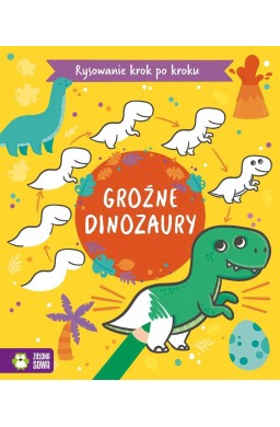 Rysowanie krok po kroku. Groźne dinozaury