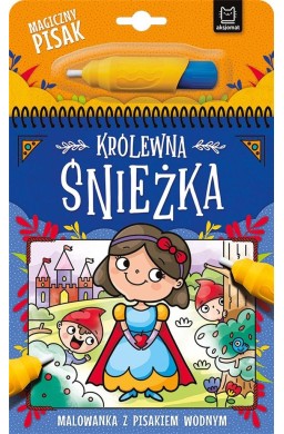 Królewna Śnieżka. Malowanka z pisakiem wodnym