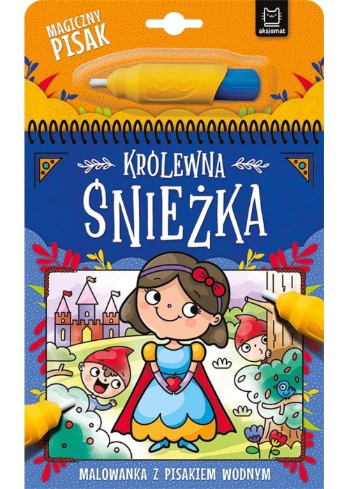 Królewna Śnieżka. Malowanka z pisakiem wodnym