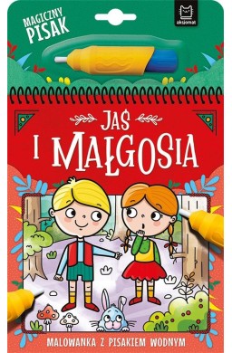 Jaś i Małgosia. Malowanka z pisakiem wodnym