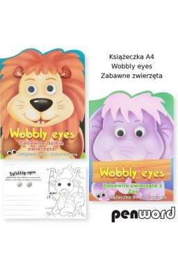 Kolorowanka Wobbly Eyes Zabawne zwierzęta MIX