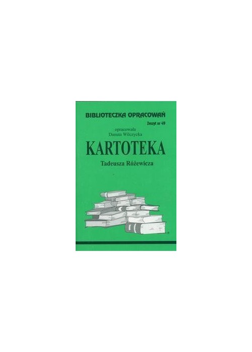 Biblioteczka opracowań nr 049 Kartoteka