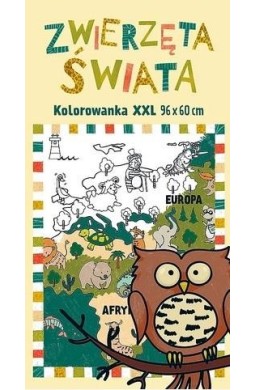 Kolorowanka XXL. Zwierzęta świata