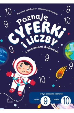 Poznaję cyferki i liczby 9,10 z el. dodawania