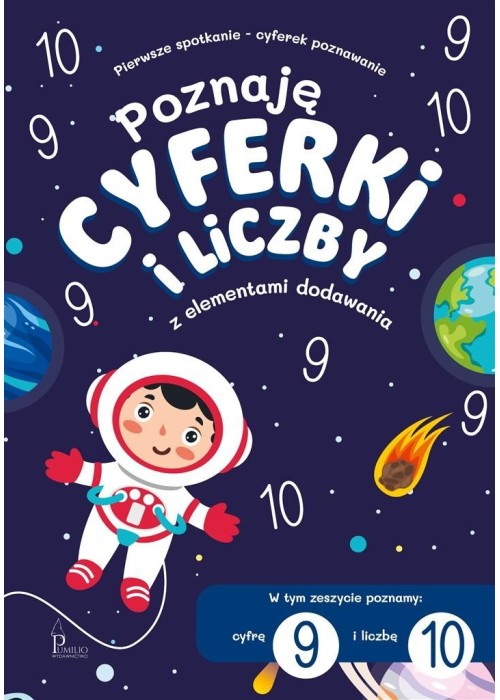 Poznaję cyferki i liczby 9,10 z el. dodawania