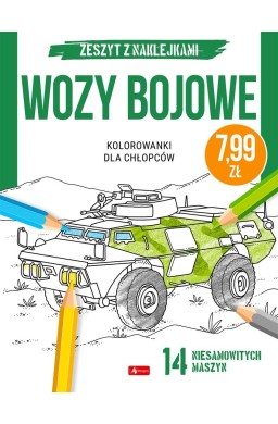 Kolorowanki dla chłopców. Wozy bojowe