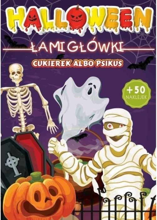 Halloween. Cukierek albo psikus. Łamigłówki