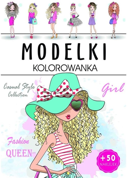 Modelki kolorowanka