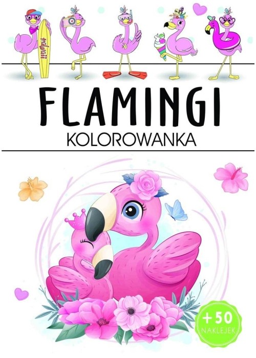 Flamingi kolorowanka