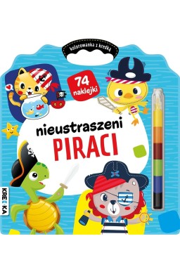 Kolorowanka z kredką. Nieustraszeni piraci