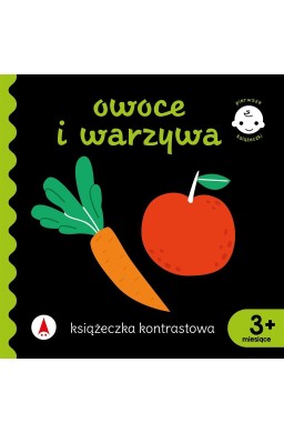 Książeczka kontrastowa. Owoce i warzywa