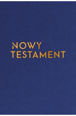 Nowy Testament z infografikami 14x19,5cm w.złota