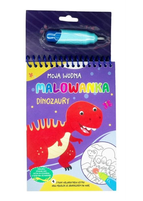 Moja wodna malowanka. Dinozaury