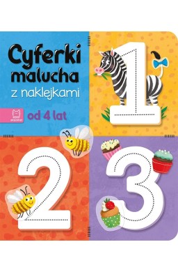 Cyferki malucha z naklejkami. Od 4 lat