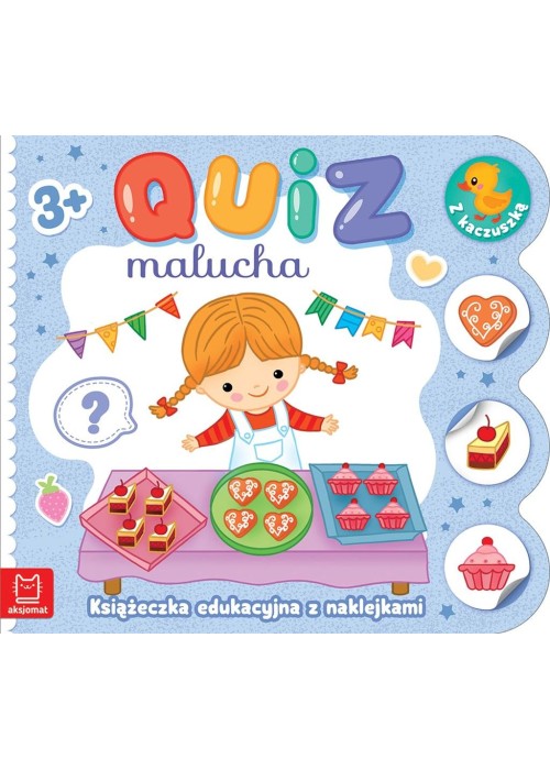 Quiz malucha. Książeczka edukacyjna z naklejkami.. Quiz malucha. Książeczka edukacyjna z naklejkami..