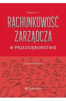 Rachunkowość zarządcza w przedsiębiorstwie w.3