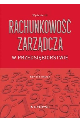 Rachunkowość zarządcza w przedsiębiorstwie w.3