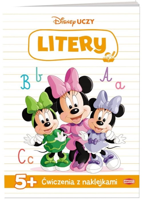 Disney Uczy. Litery. Minnie