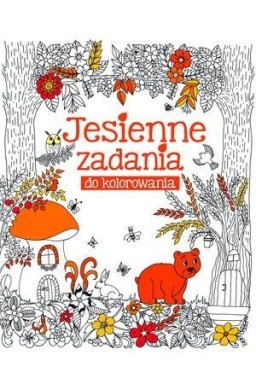 Jesienne zadania do kolorowania