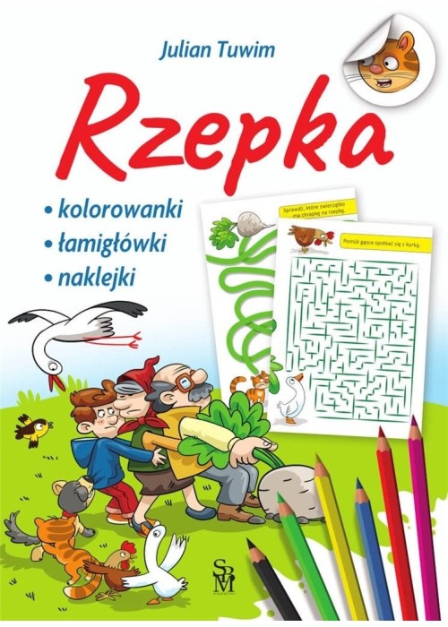 Rzepka. Kolorowanki, łamigłówki, naklejki